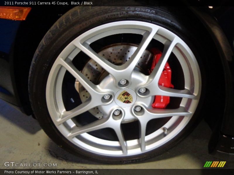Black / Black 2011 Porsche 911 Carrera 4S Coupe