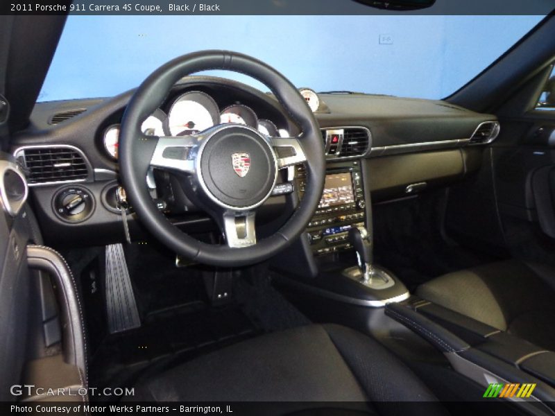 Black / Black 2011 Porsche 911 Carrera 4S Coupe