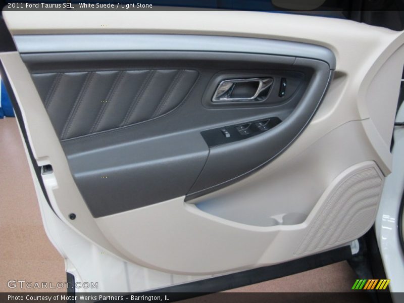 White Suede / Light Stone 2011 Ford Taurus SEL