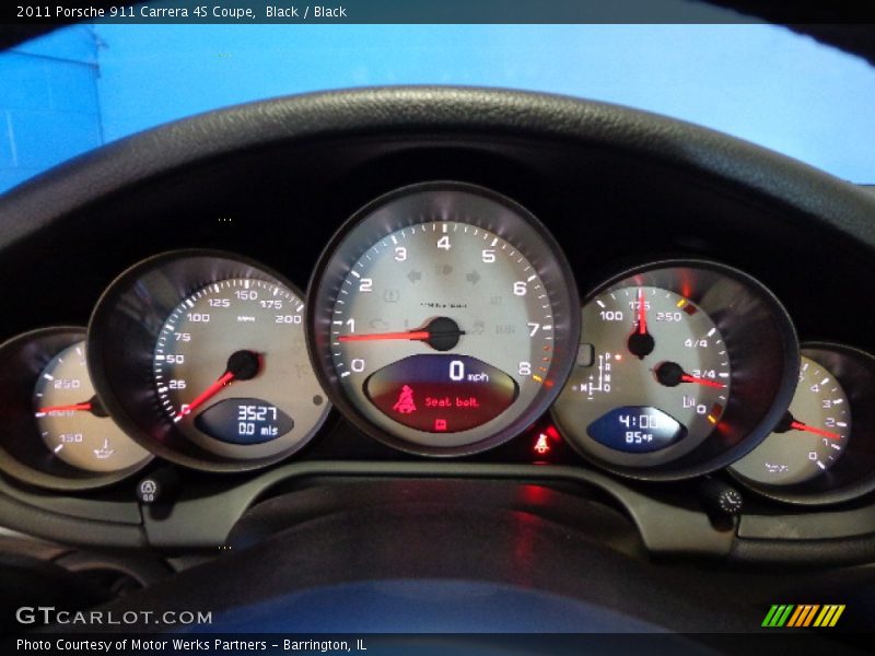 Black / Black 2011 Porsche 911 Carrera 4S Coupe