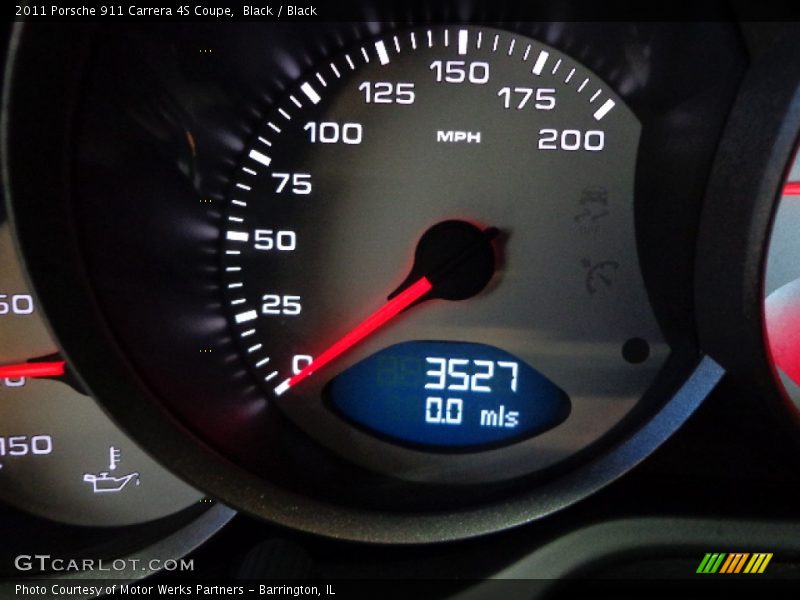 Black / Black 2011 Porsche 911 Carrera 4S Coupe