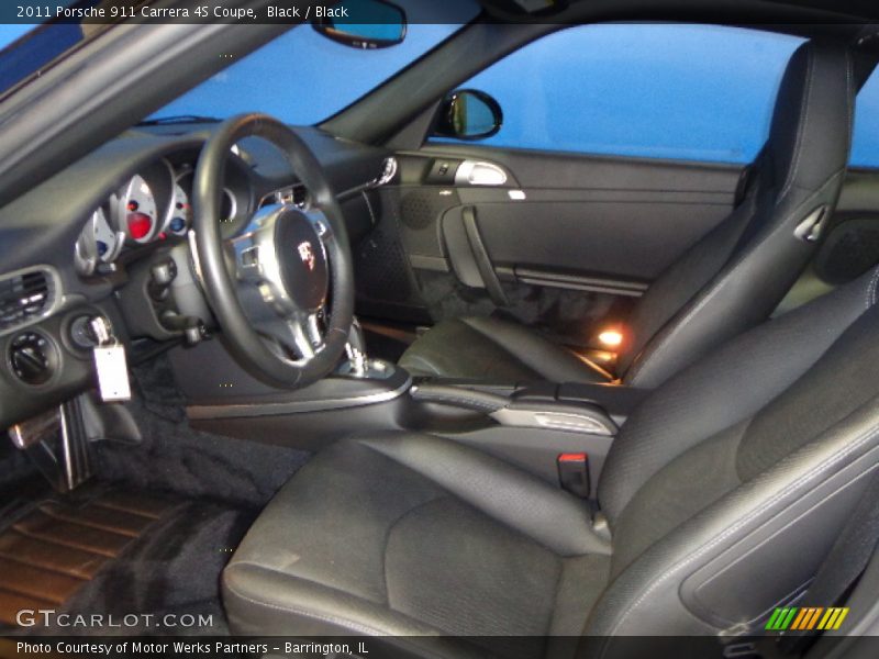 Black / Black 2011 Porsche 911 Carrera 4S Coupe