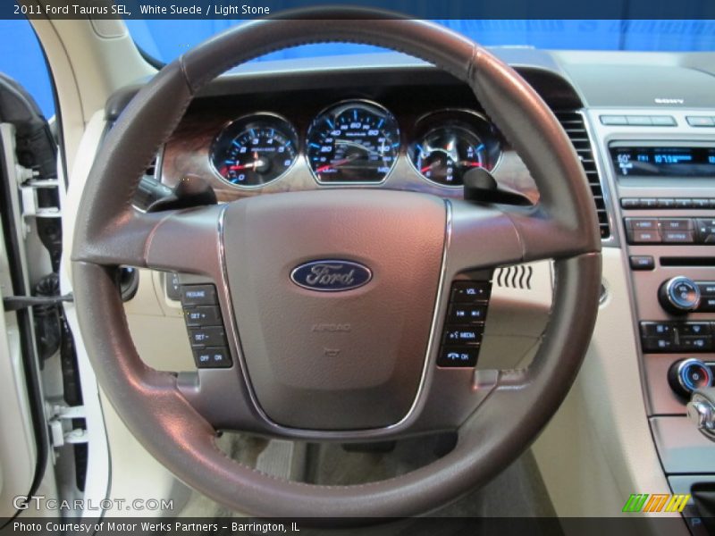 White Suede / Light Stone 2011 Ford Taurus SEL