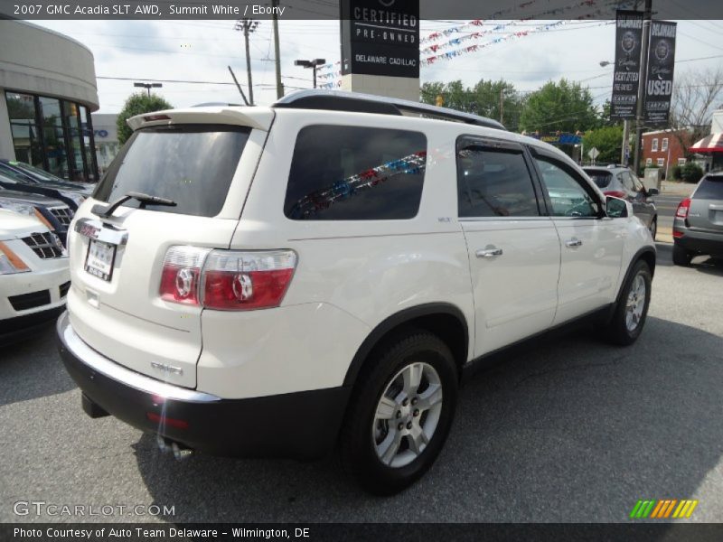 Summit White / Ebony 2007 GMC Acadia SLT AWD