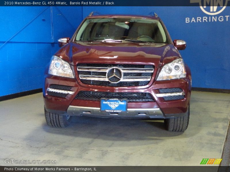 Barolo Red Metallic / Black 2010 Mercedes-Benz GL 450 4Matic