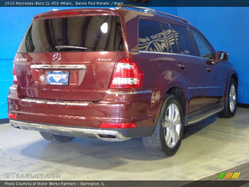 Barolo Red Metallic / Black 2010 Mercedes-Benz GL 450 4Matic