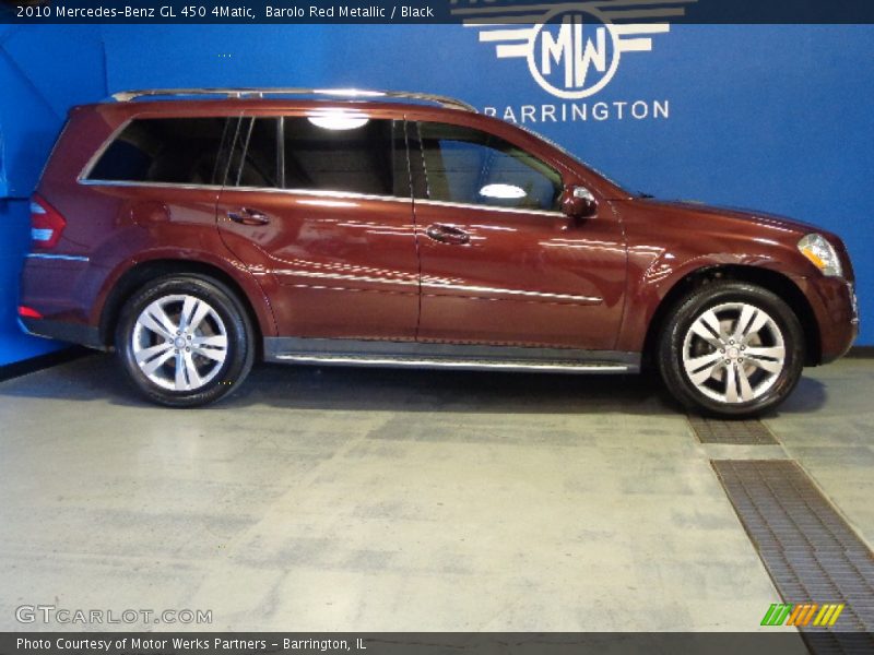 Barolo Red Metallic / Black 2010 Mercedes-Benz GL 450 4Matic