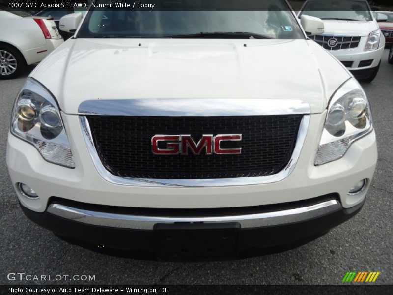 Summit White / Ebony 2007 GMC Acadia SLT AWD