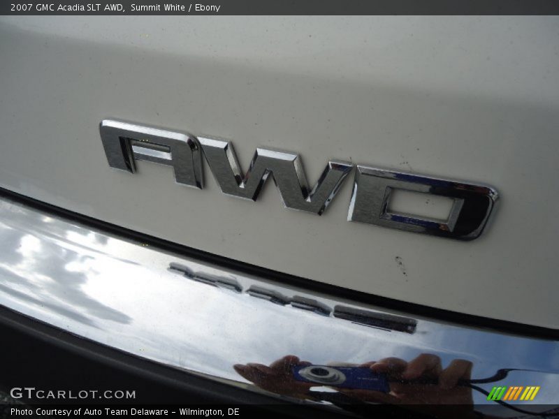 Summit White / Ebony 2007 GMC Acadia SLT AWD