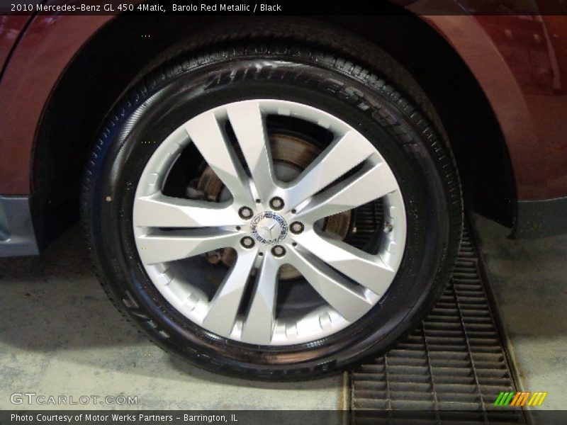 Barolo Red Metallic / Black 2010 Mercedes-Benz GL 450 4Matic
