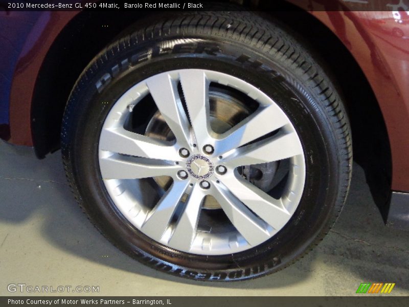 Barolo Red Metallic / Black 2010 Mercedes-Benz GL 450 4Matic