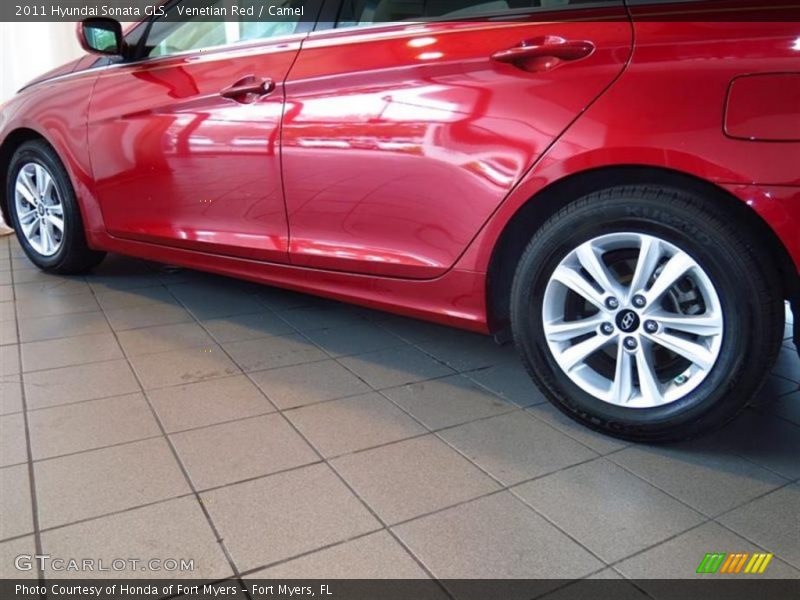 Venetian Red / Camel 2011 Hyundai Sonata GLS