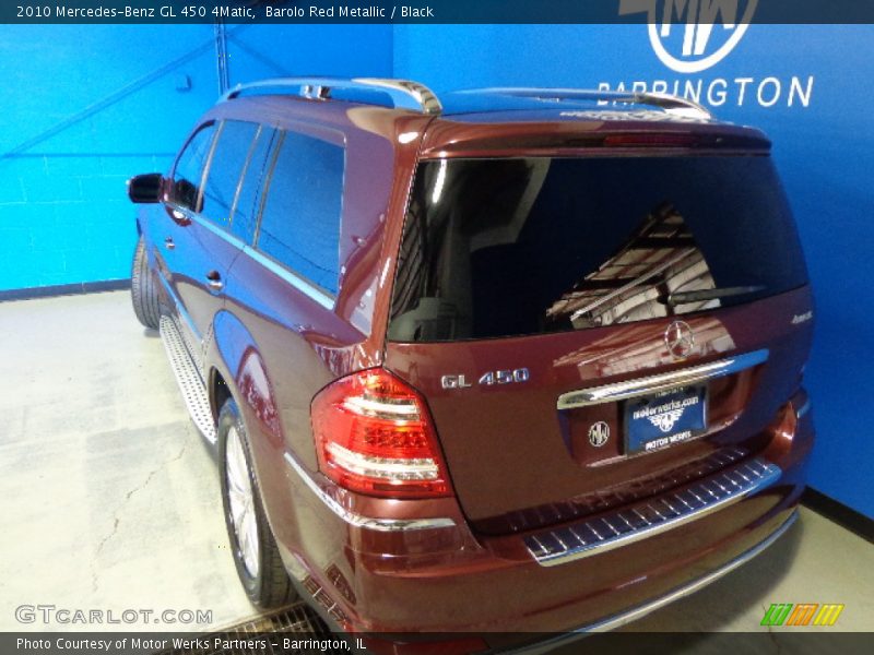Barolo Red Metallic / Black 2010 Mercedes-Benz GL 450 4Matic
