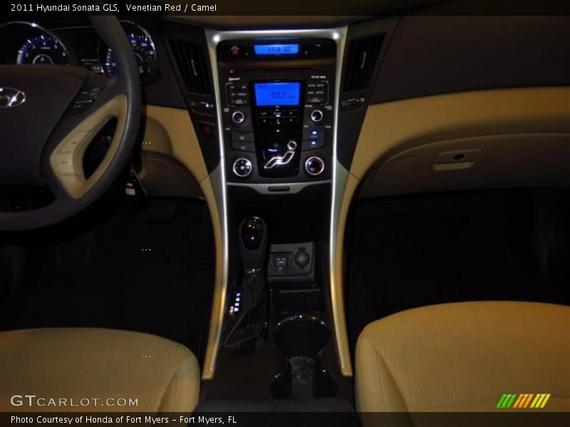 Venetian Red / Camel 2011 Hyundai Sonata GLS