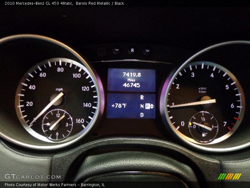 Barolo Red Metallic / Black 2010 Mercedes-Benz GL 450 4Matic