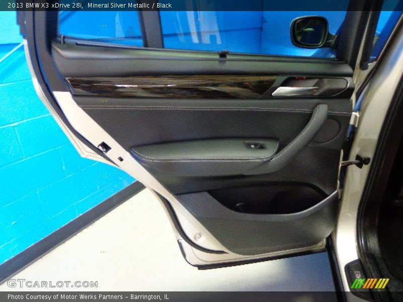 Mineral Silver Metallic / Black 2013 BMW X3 xDrive 28i