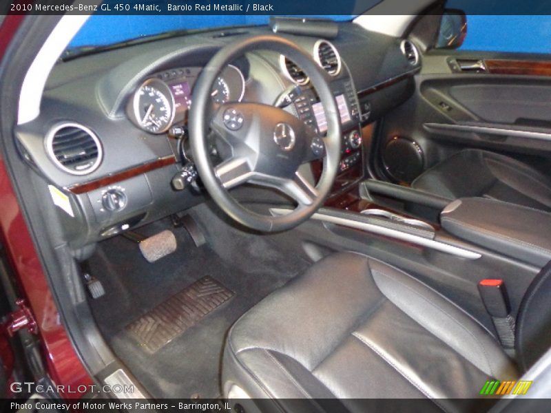 Barolo Red Metallic / Black 2010 Mercedes-Benz GL 450 4Matic