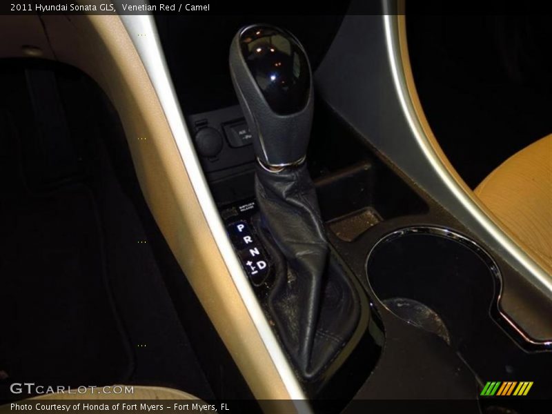 Venetian Red / Camel 2011 Hyundai Sonata GLS