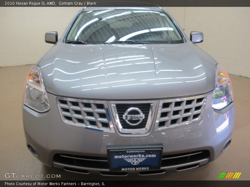 Gotham Gray / Black 2010 Nissan Rogue SL AWD