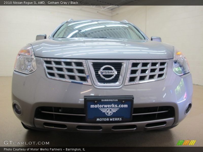 Gotham Gray / Black 2010 Nissan Rogue SL AWD