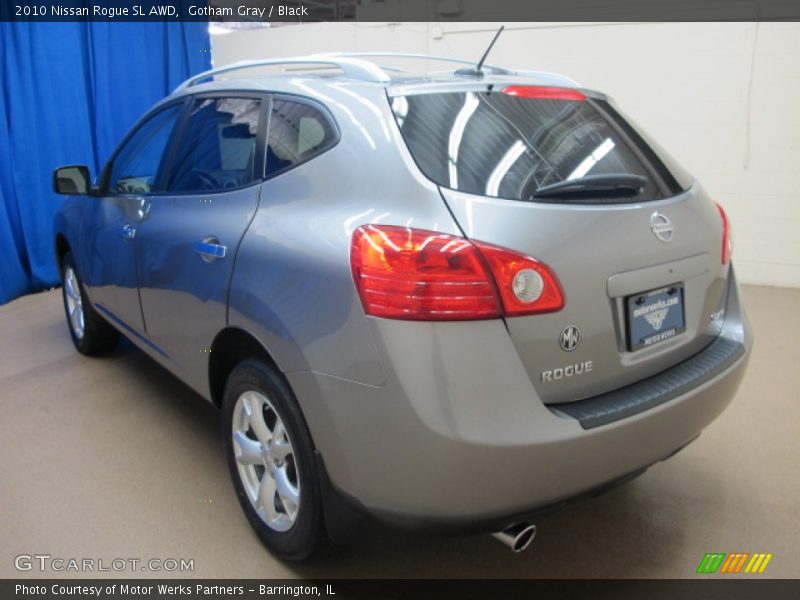 Gotham Gray / Black 2010 Nissan Rogue SL AWD