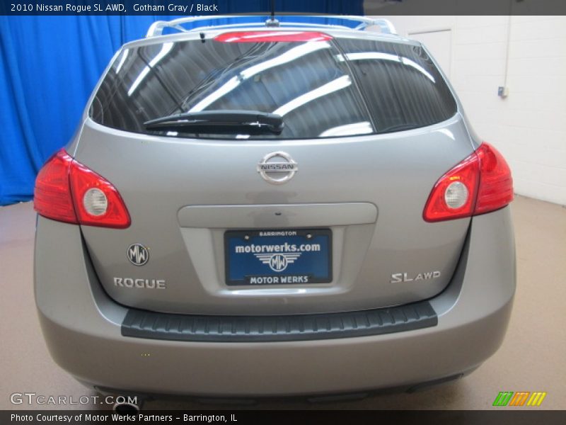 Gotham Gray / Black 2010 Nissan Rogue SL AWD