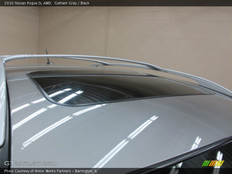 Gotham Gray / Black 2010 Nissan Rogue SL AWD