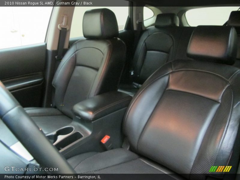 Gotham Gray / Black 2010 Nissan Rogue SL AWD
