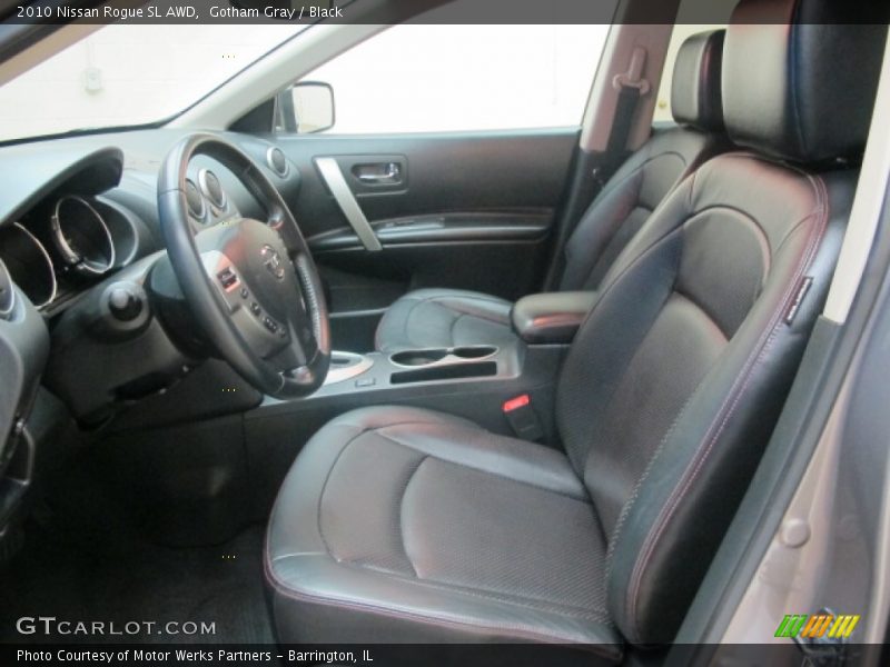 Gotham Gray / Black 2010 Nissan Rogue SL AWD