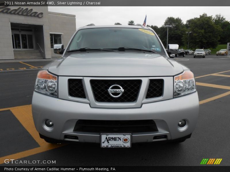 Silver Lightning / Charcoal 2011 Nissan Armada SV 4WD