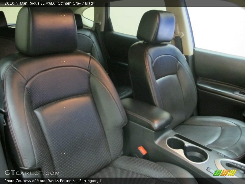 Gotham Gray / Black 2010 Nissan Rogue SL AWD