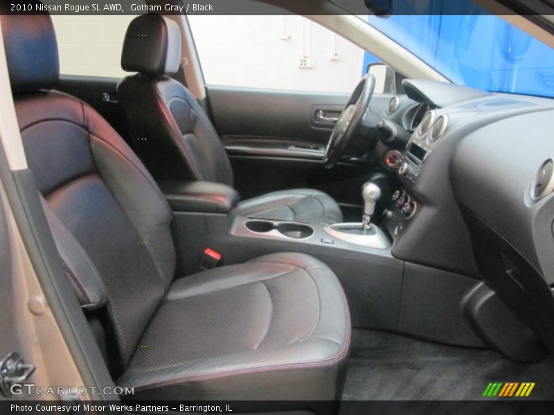 Gotham Gray / Black 2010 Nissan Rogue SL AWD