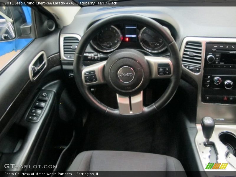Blackberry Pearl / Black 2011 Jeep Grand Cherokee Laredo 4x4