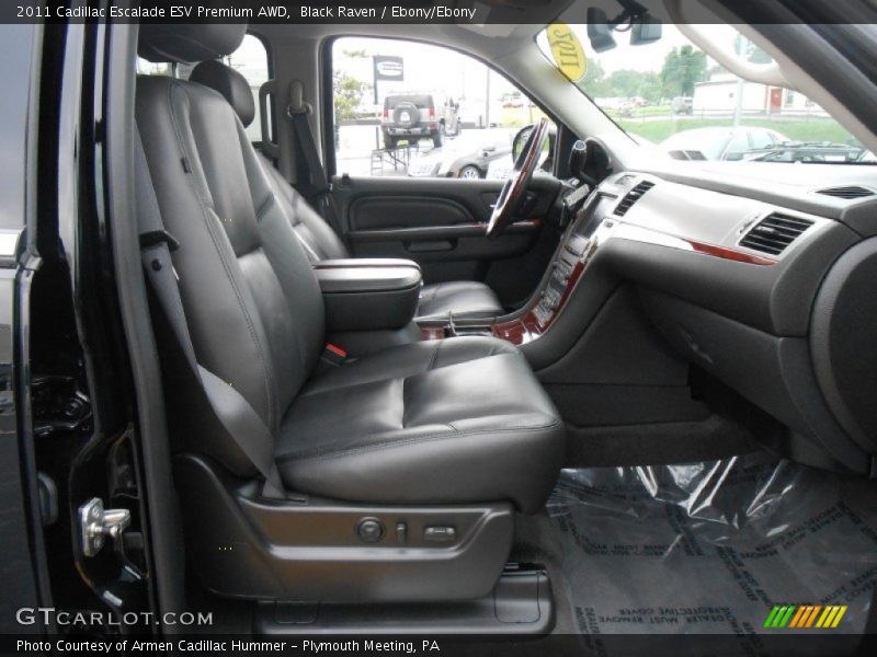 Black Raven / Ebony/Ebony 2011 Cadillac Escalade ESV Premium AWD