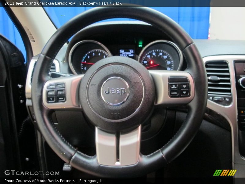 Blackberry Pearl / Black 2011 Jeep Grand Cherokee Laredo 4x4