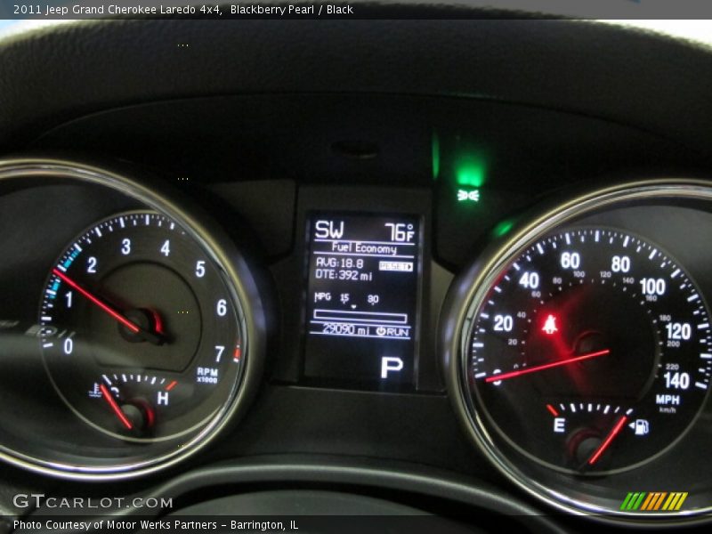 Blackberry Pearl / Black 2011 Jeep Grand Cherokee Laredo 4x4
