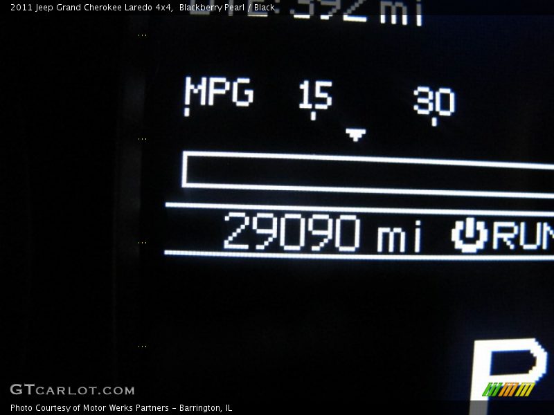 Blackberry Pearl / Black 2011 Jeep Grand Cherokee Laredo 4x4