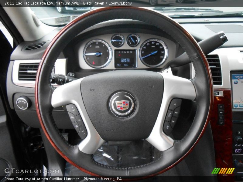 Black Raven / Ebony/Ebony 2011 Cadillac Escalade ESV Premium AWD