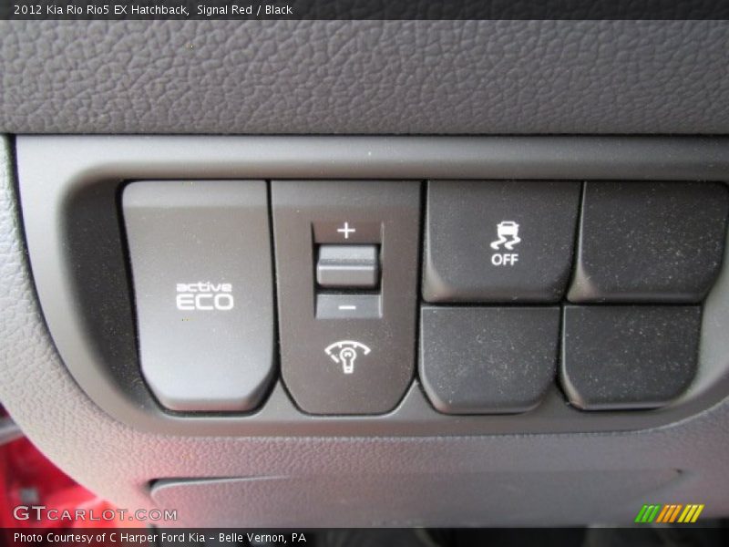 Controls of 2012 Rio Rio5 EX Hatchback