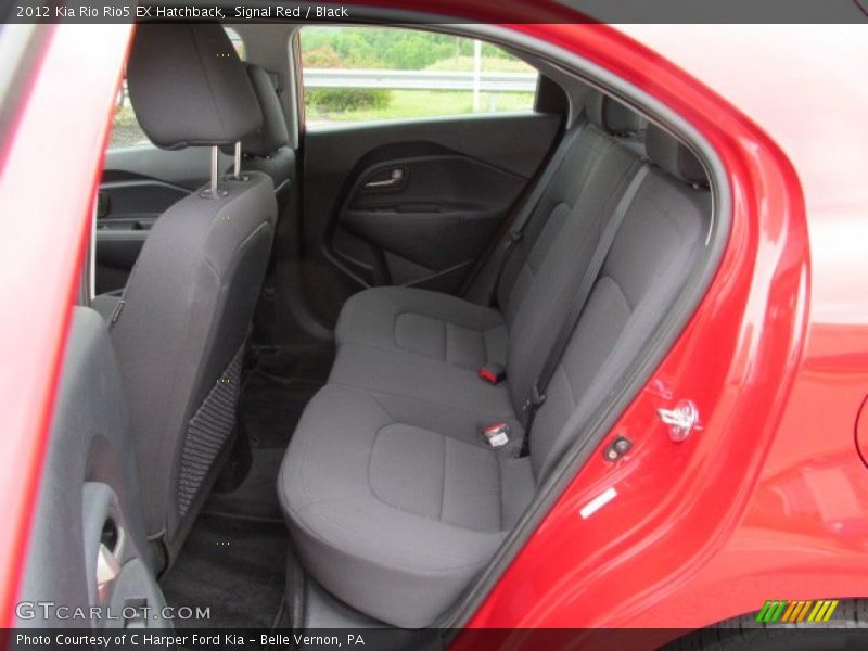 Rear Seat of 2012 Rio Rio5 EX Hatchback