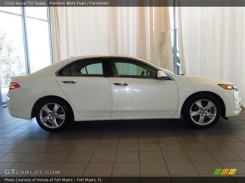 Premium White Pearl / Parchment 2010 Acura TSX Sedan
