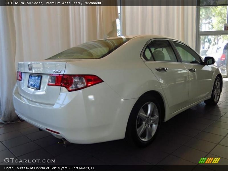Premium White Pearl / Parchment 2010 Acura TSX Sedan