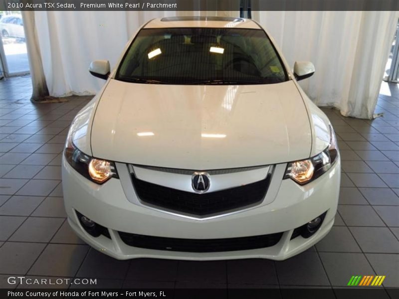 Premium White Pearl / Parchment 2010 Acura TSX Sedan