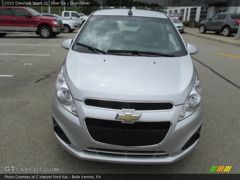Silver Ice / Silver/Silver 2013 Chevrolet Spark LS