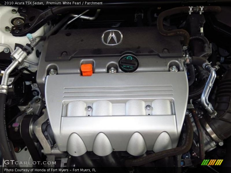 Premium White Pearl / Parchment 2010 Acura TSX Sedan