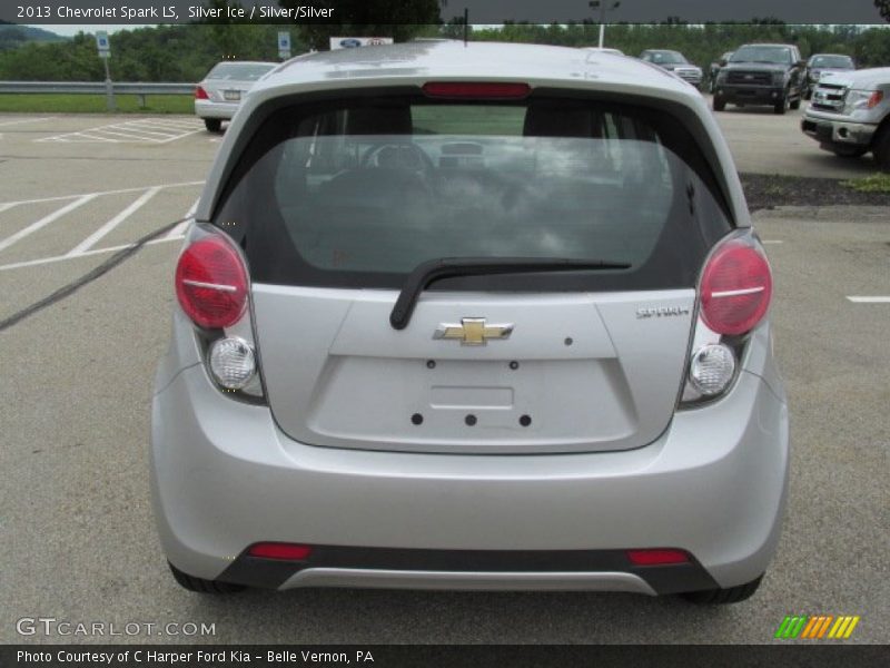 Silver Ice / Silver/Silver 2013 Chevrolet Spark LS