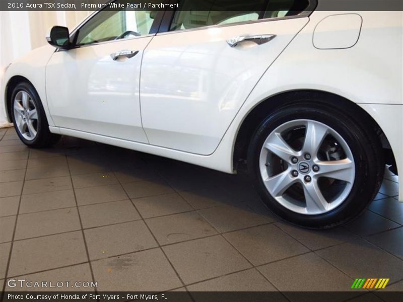 Premium White Pearl / Parchment 2010 Acura TSX Sedan