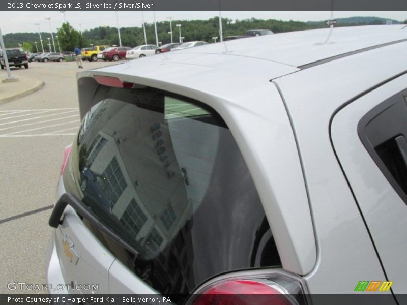 Silver Ice / Silver/Silver 2013 Chevrolet Spark LS