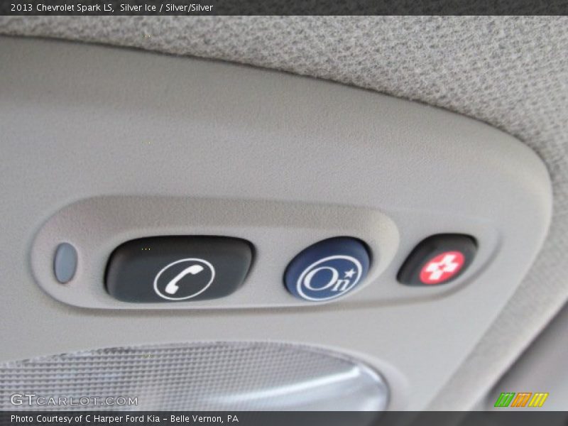 Silver Ice / Silver/Silver 2013 Chevrolet Spark LS