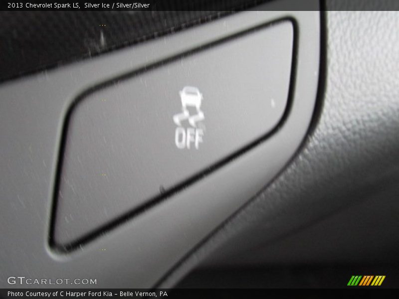 Silver Ice / Silver/Silver 2013 Chevrolet Spark LS